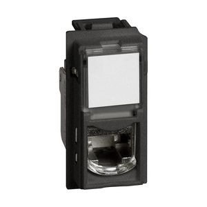 Contactdoos RJ45 FTP Cat. 6 zwart LivingNow