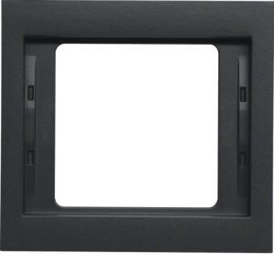 Afdekraam 1-v berker K.1 antraciet mat