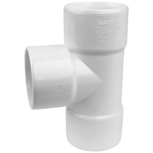 Wadal PVC lijm T-stuk 88° 32mm wit 3x mof