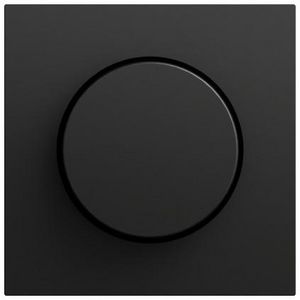 Afdekking knop dim./potntiom. System 70 zwart m(gel.)