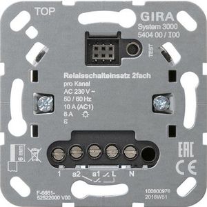 S3000 relais-schakelb.el. 2-voudig Basiselement