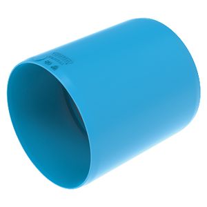Steekmof lijm PVC luchtverdeelsysteem VENTIZA blauw 80 mof/mof