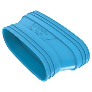 Verloop lijm PVC luchtverdeelsysteem VENTIZA blauw (235x80mm) x (195x80mm) mof/mof