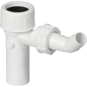 T-Stuk 32x32 kunststof/wit