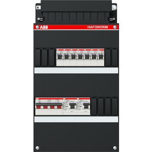 Groepenkast 7 groepen achter 2x 30mA + HS 3-fase