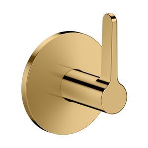 Inbouw stopkraan AXOR One+rechte grepen Polished Gold-Optic