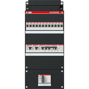 Groepenkast 12 groepen achter 3x 30mA 3-fase 1SPF006907F1769