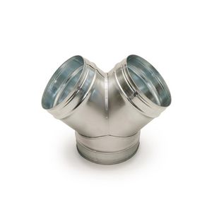 Broekstuk / Y-stuk BR4 45° 100mm zonder rubberafdichting