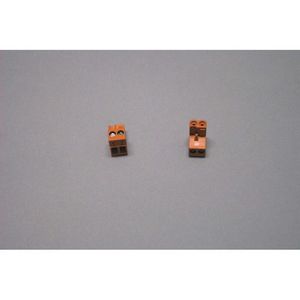 Aansluitklem oranje 73777