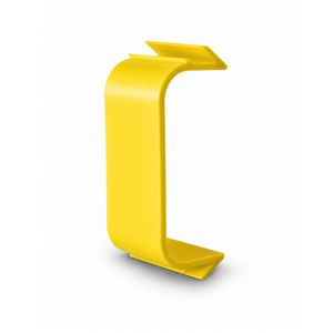 Zak a 10st. Klikbeugel 65x50mm PVC geel