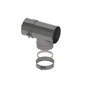 T-stuk RVS Ø150/100 L=270 24378