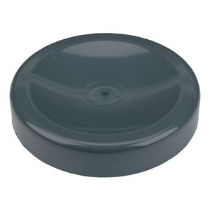 PVC kap voor spie-eind 315mm donkergrijs