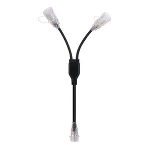 Splitter 2-uitgangen (2Y) voor LED Rope Plus