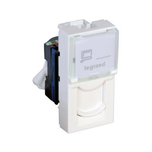 Dataconnector RJ45 Cat. 6 FTP 2 modulen antibacterieel