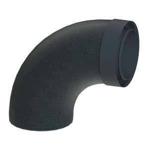 Bocht geisoleerd 90° DucoFlex Star met koppelstuk Ø160mm