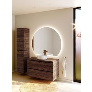 Counter Top+BC SPR-UP_46 100 +bowl Tobacco Oak