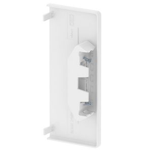 Eindstuk 70x170mm polyvinylchlorid puur wit