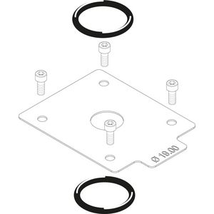Gassmoorklep VR4XX D = 19,00 mm
