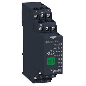 NFC 3-phase monitoring relay 8A 2CO multifunct. 208..480V AC