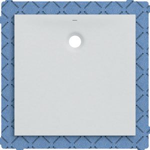 vierkante douchevloer Olona, dichting wit/mat, L=90cm, B=90c