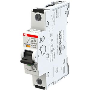 Installatieautomaat 25kA 1P K-karakteristiek 0,2A