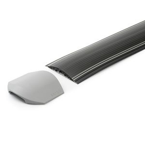 Serpa kabelgoot rubber B15 1,5m donkergrijs deksel
