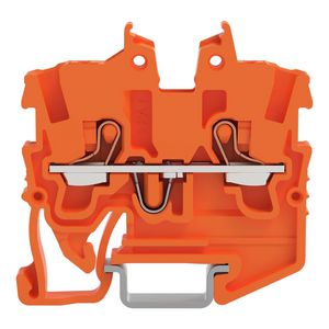 2-draads MINI-rijg Met Druk 1mm² oranje 2250-1202 VVE=100