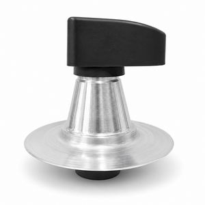 Dak kabeldoorvoer dubbelwandig isol. Ø125mm aluminium plakplaat