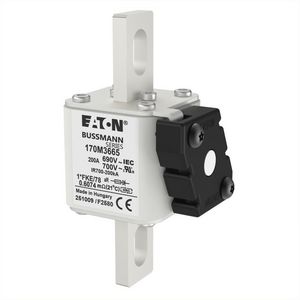 Zekering h. snelheid 200A AC 690V 200kA compact 1 45x VVE=6