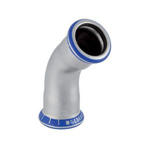 Bochtkoppeling 45° MAPRESS RVS siliconenvrij (LABS-vrij) 18x18mm