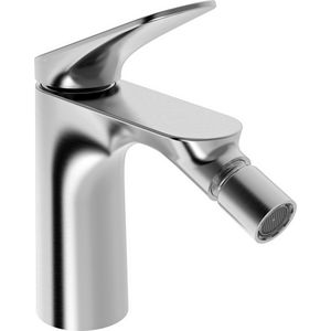 Eengreepsmengkraan HANSAGENESIS voor bidet geborsteld staal