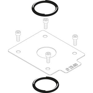 Gassmoorklep VR4XX D = 25,60 mm