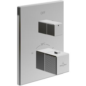 Inbouwthermostaat met stopkraan Mettlach Chrome