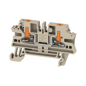Doorvoerklem d.beige 2.5mm2 24 A 800 V 2847200000 VVE=100