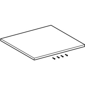 iCon afdekplaat zijkast Eiken/Melamine houtstr.