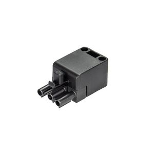 Stekerdeel met trekontlasting ST18/3S ZEVN zwart rdm VVE=100