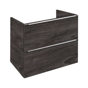 Onderkast (100x45cm) met 2 lades met greeplijst - M3 - Walnut