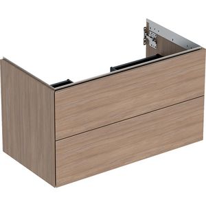 Wastafelonderkast 2x la 90cm eiken ONE