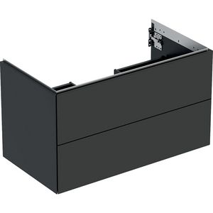 Wastafelonderkast 2x la 90cm lava mat ONE