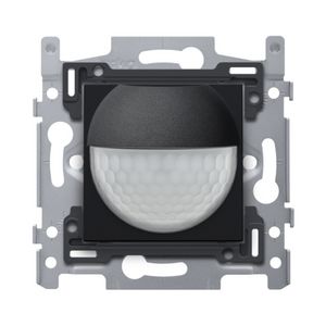 Bewegingsmelder 230V 8m 180gr. wanddetector inb.doos black