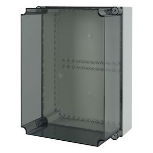 Kast Ci 500x375x275mm deksel transparant metr.doordrukgaten