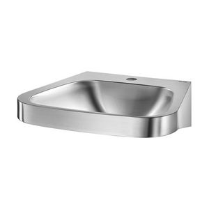 Wastafel kraangat Ø35 midden m. overl RVS 304 mat 125430