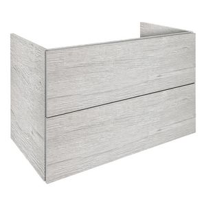 Onderkast (100x45cm) met 2 lades push-to-open - Structure Beton Dark