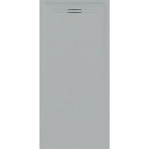 Douchevloer rechthoekig 170x90cm Grijs/Leisteen Sestra