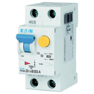 Aardlekautomaat (RCBO) PKNM, B-kar., 2P incl. N, 20 A, 30 mA, 10 kA, A Eaton