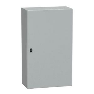 Kast Volle deur 1000x600x300mm IP66 / IK10 RAL70 Spacial S3D