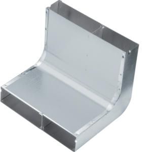 Stijgstuk 2-compartimenten voor UK 240x48mm staal