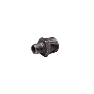 Verloopnippel malleabel nr.245 zwart 3/4x1/2"bt.