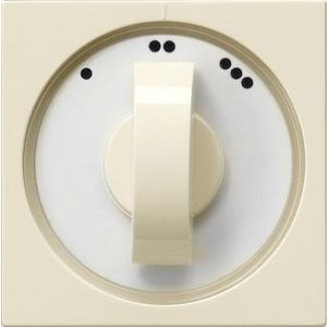 Afdekking draaiknop 3-standen System 55 cr.wit