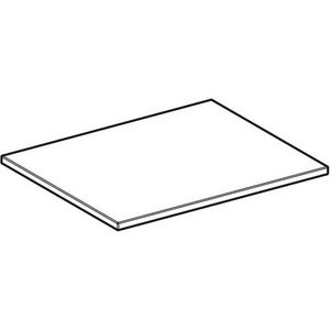 iCon schap zijelemnt B24.6cm Eiken/Melamine houtstr.